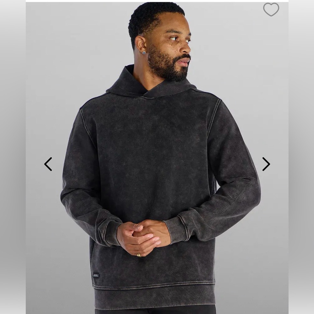 BYLT Washed Black Roamknit Hoodie sz M NWT